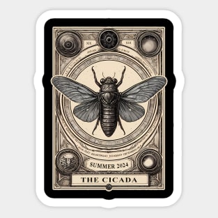 The Cicada 2024 Tarot Card Sticker